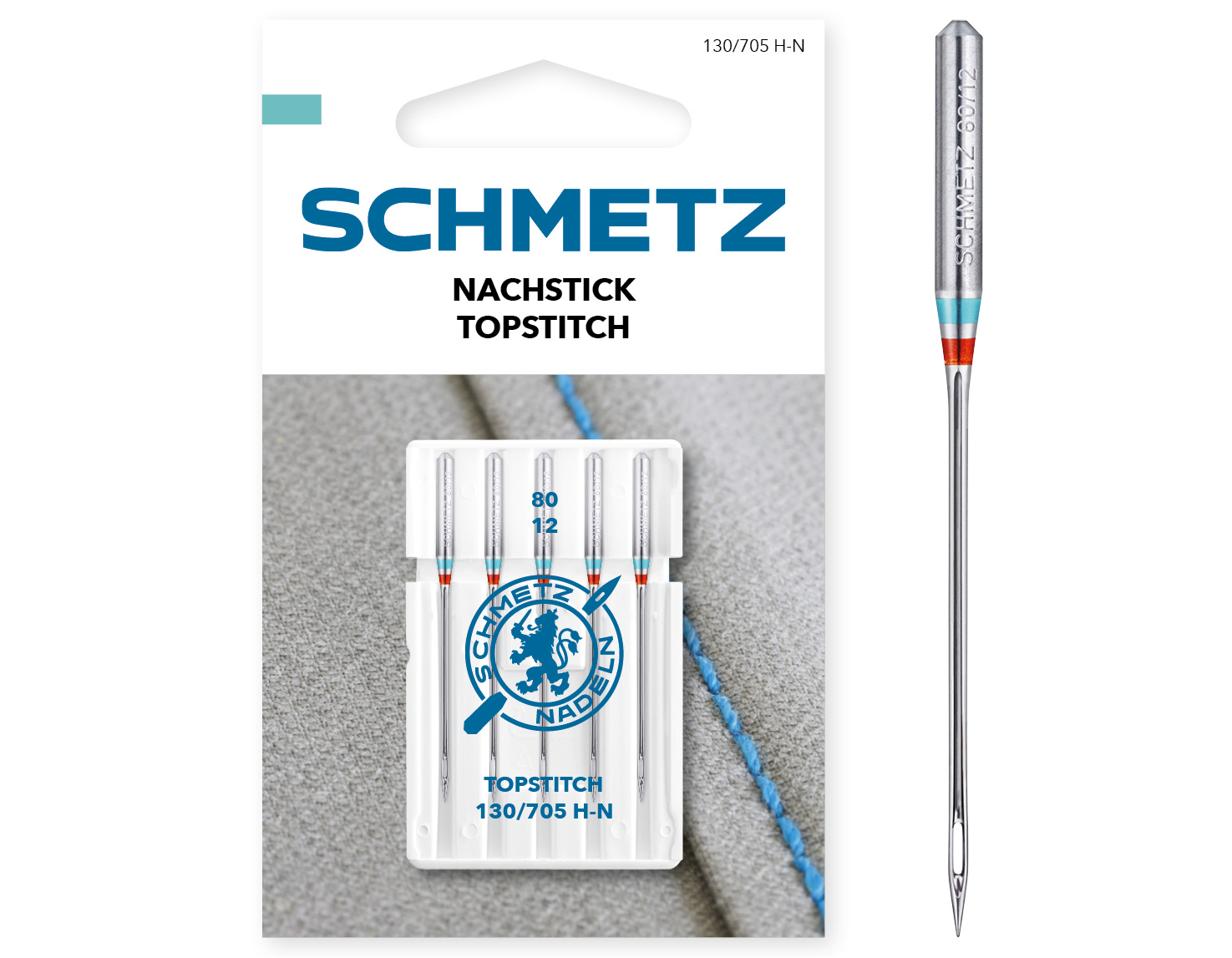 SCHMETZ TOPSTITCH SIZE 90 PACK OF 5 CARDED