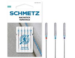 SCHMETZ TOPSTITCH SIZE 80-100 PACK OF 5 CARDED