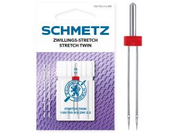 SCHMETZ STRETCH TWIN 2.5MM SIZE 75 CARDED