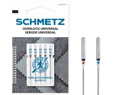 SCHMETZ DOUBLE SCARF SIZE 80-90 PACK OF 5 NEEDLES CARDED EL705CF