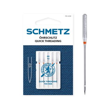SCHMETZ QUICK THREAD SIZE 80 PACK OF 5 CARDED SCHMETZ QUICK THREAD SIZE 80 PACK OF 5 CARDED