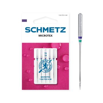 SCHMETZ MICROTEX SIZE 70 PACK OF 5 CARDED SCHMETZ MICROTEX SIZE 70 PACK OF 5 CARDED