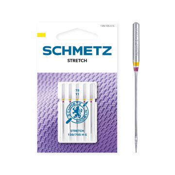 SCHMETZ STRETCH SIZE 75 PACK OF 5 CARDED SCHMETZ STRETCH SIZE 75 PACK OF 5 CARDED