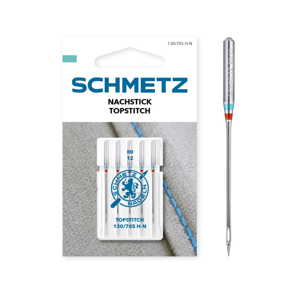Schmetz Topstich-Sticknadel Stärke 90/ System 130 N/ 5 Nadeln | Nähwelt