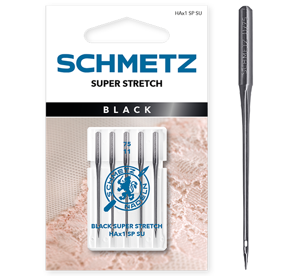 HAX1 SP SU - Black Super Stretch Needles