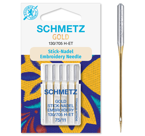 130/705 H-ET - Gold Embroidery Needles